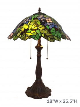 Floral Tiffany Table Lamp